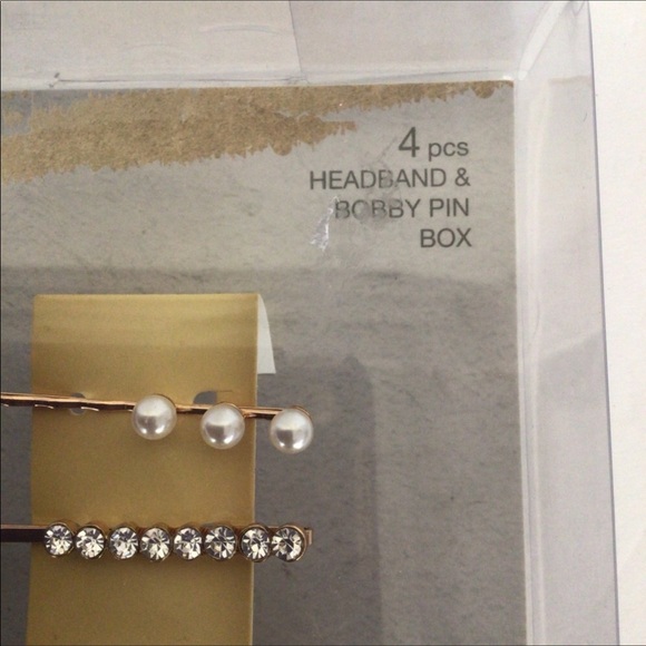 SCUNCI VELVET HEADBAND AND HAIRCLIPS SET NWT - Picture 8 of 13